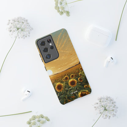 Sunflowers Embrace Sunset - Samsung Case