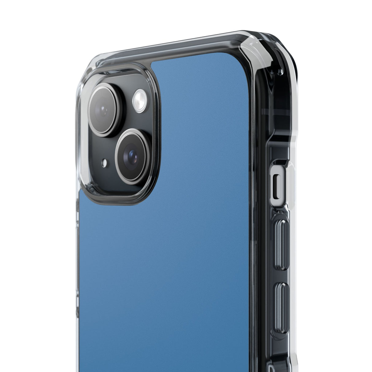 Steel Blue | Phone Case for iPhone (Clear Impact Case - Magnetic)