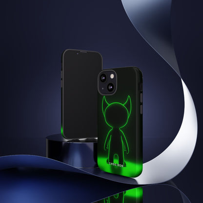 Neon Horned Glow iPhone 13 Mini Case - Tough