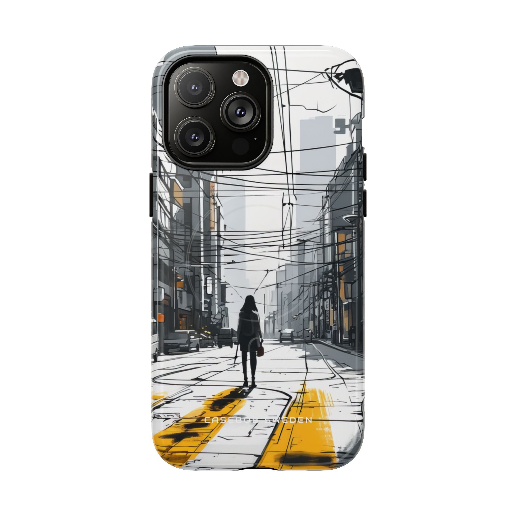 Urban Noir Streetscape iPhone 14 | Tough+ Phone Case