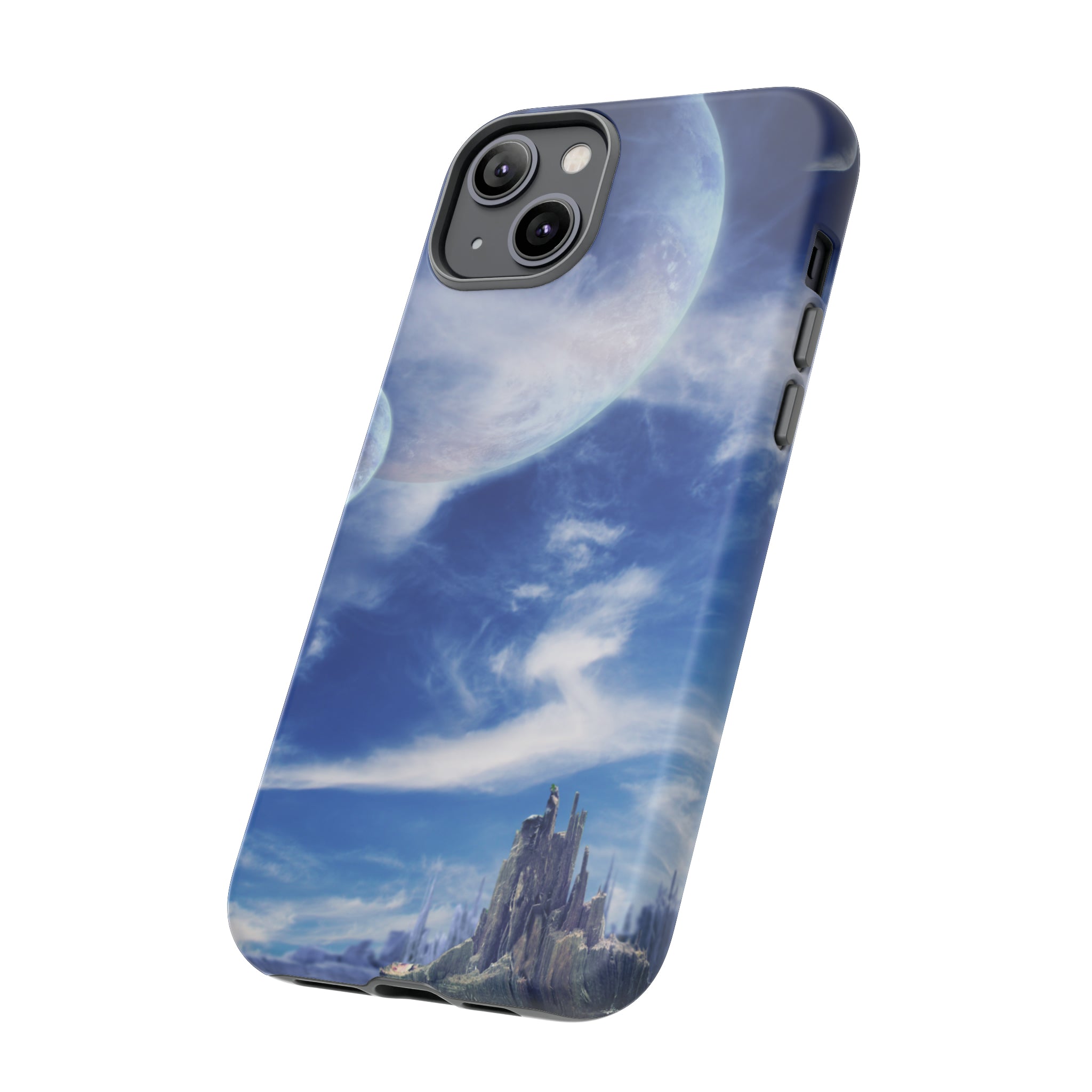 Landscape in fantasy planet 89 - Protective Phone Case