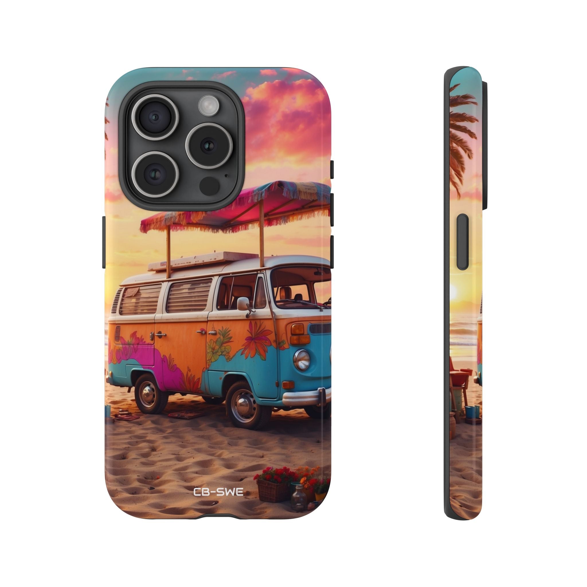 **Van Rests at Shore** - iPhone Case
