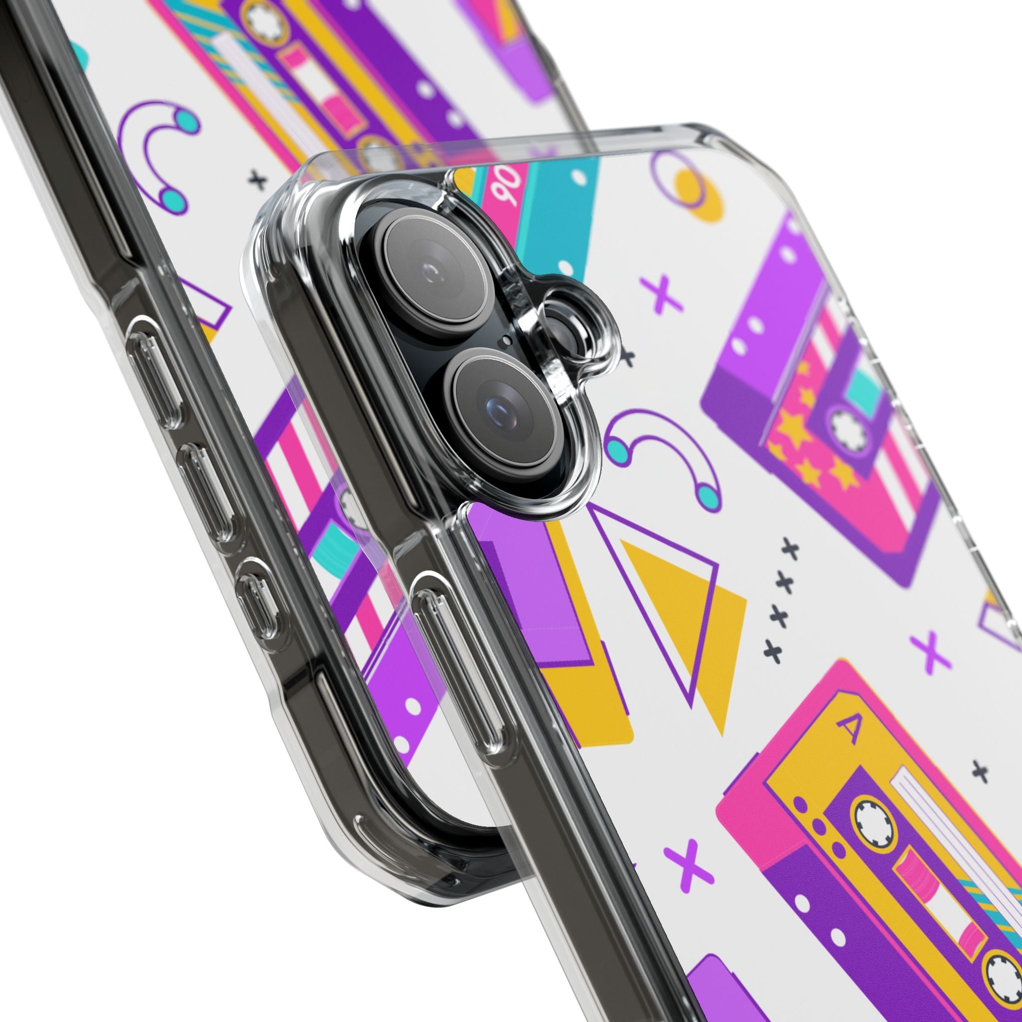 Retro Cassette Chaos iPhone Case - Impact