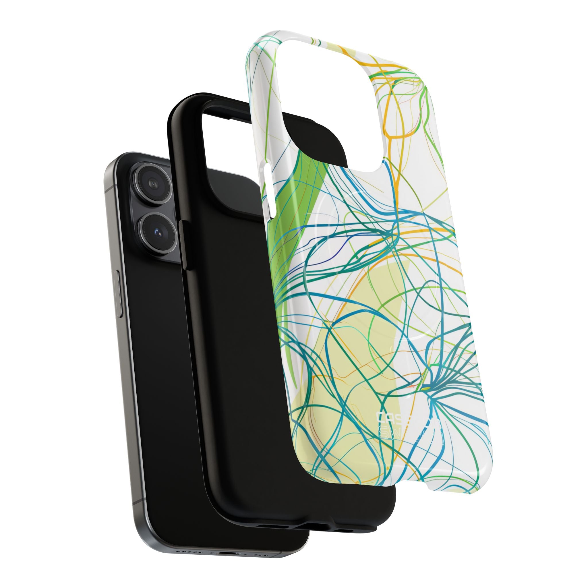 Correnti del fiume che si attorcigliano iPhone 15 - Tough+