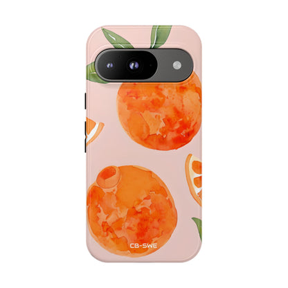 Summer Oranges Whimsy - Google Pixel Case