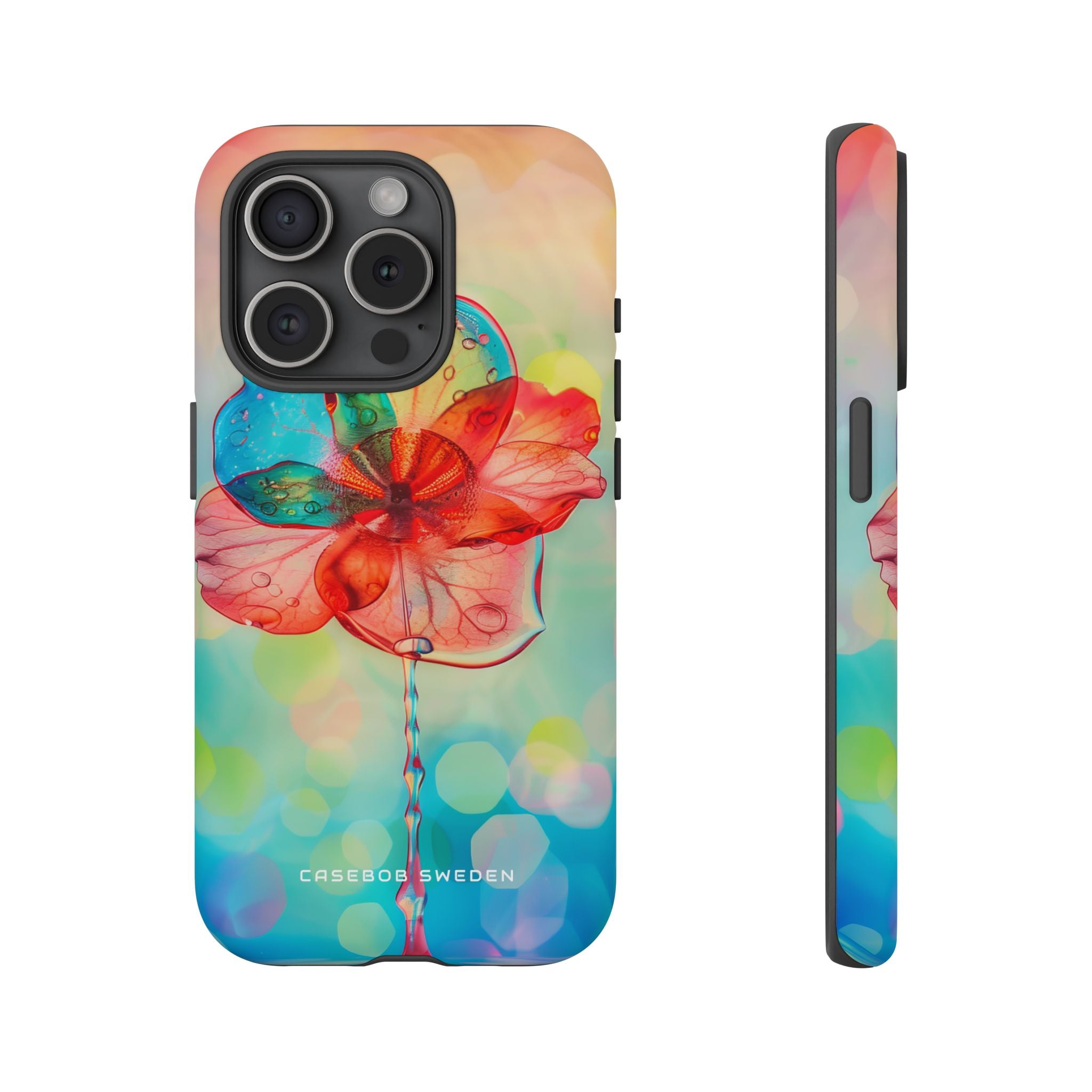 Ethereal Glass Flower iPhone 15 - Tough Phone Case