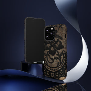 Broomrose Gothic Flower - Protective Phone Case