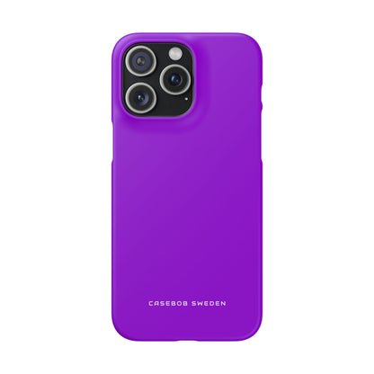 Dark Violet iPhone 15 - Slim Phone Case