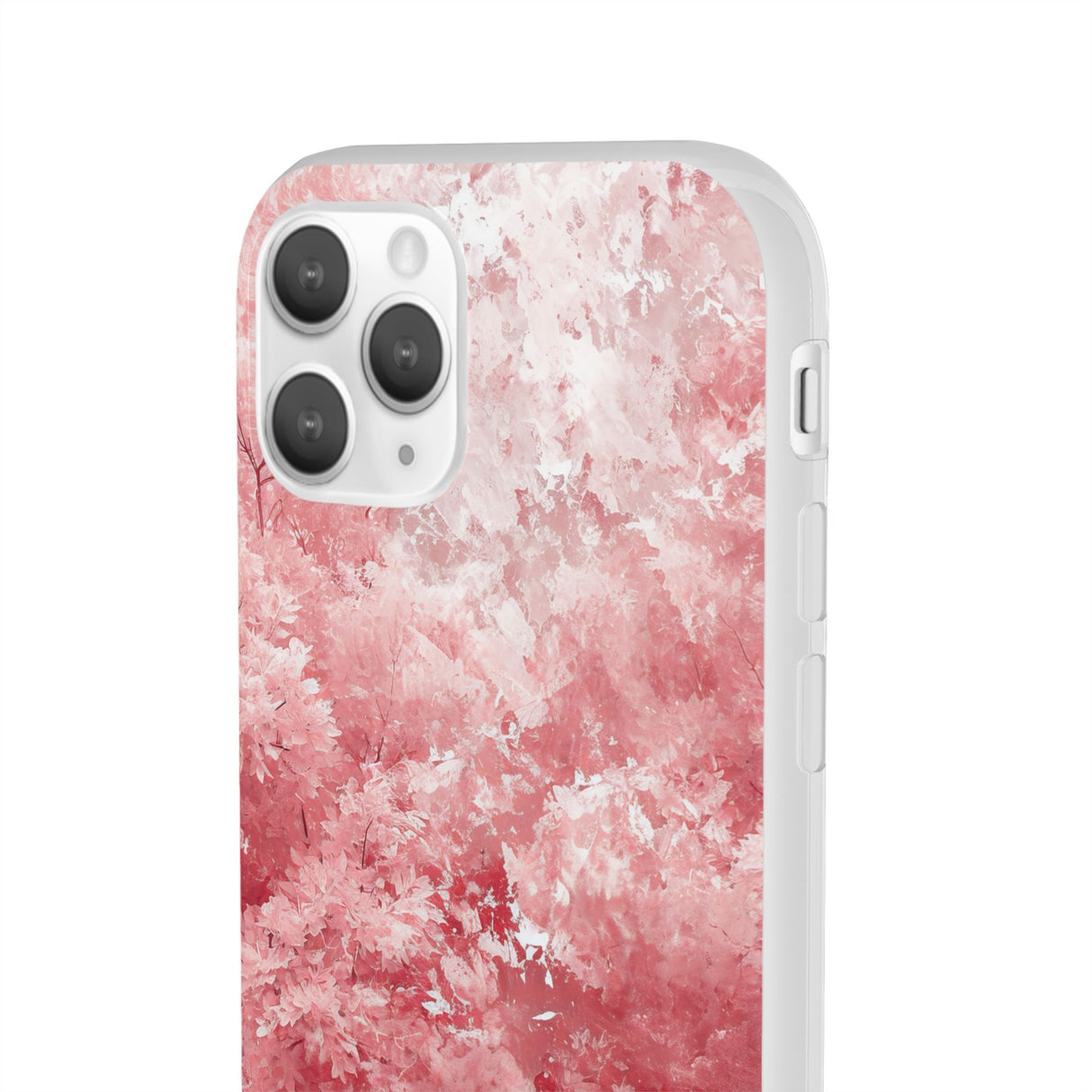 Pantone Rose Design | Handyhülle für iPhone (Flexible Hülle) 