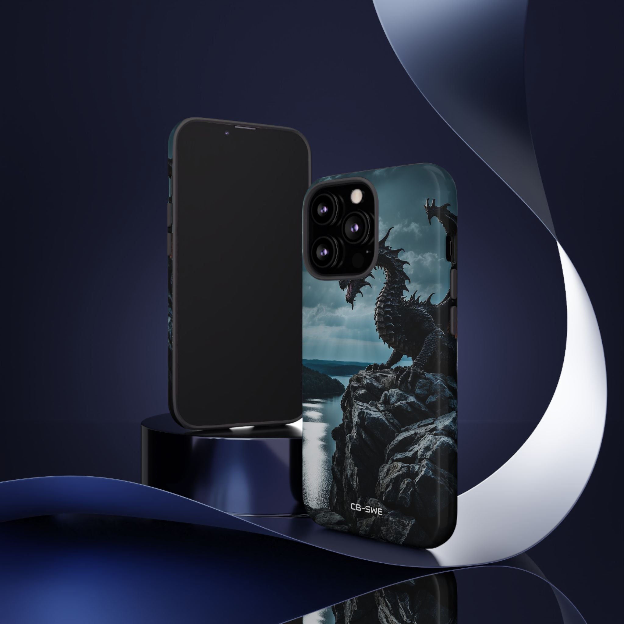 Dragon Soars Moonlight - iPhone Case