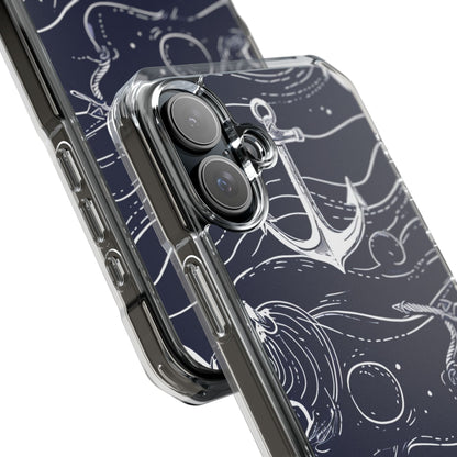 Gradient Anchorflow Waves iPhone 16 - Clear Impact Phone Case