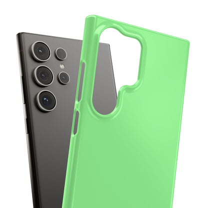 Pale Green Samsung S24 - Slim Phone Case