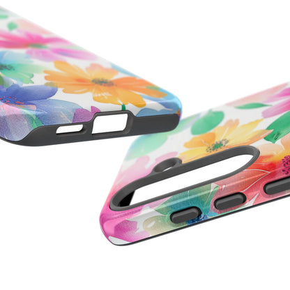 Vibrant Floral Impression - Samsung Case