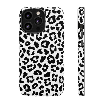 Monochrome Leopard Essence - iPhone Case
