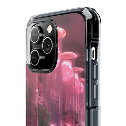 Futuristic Moon Garden iPhone 14 - Impact Clear+