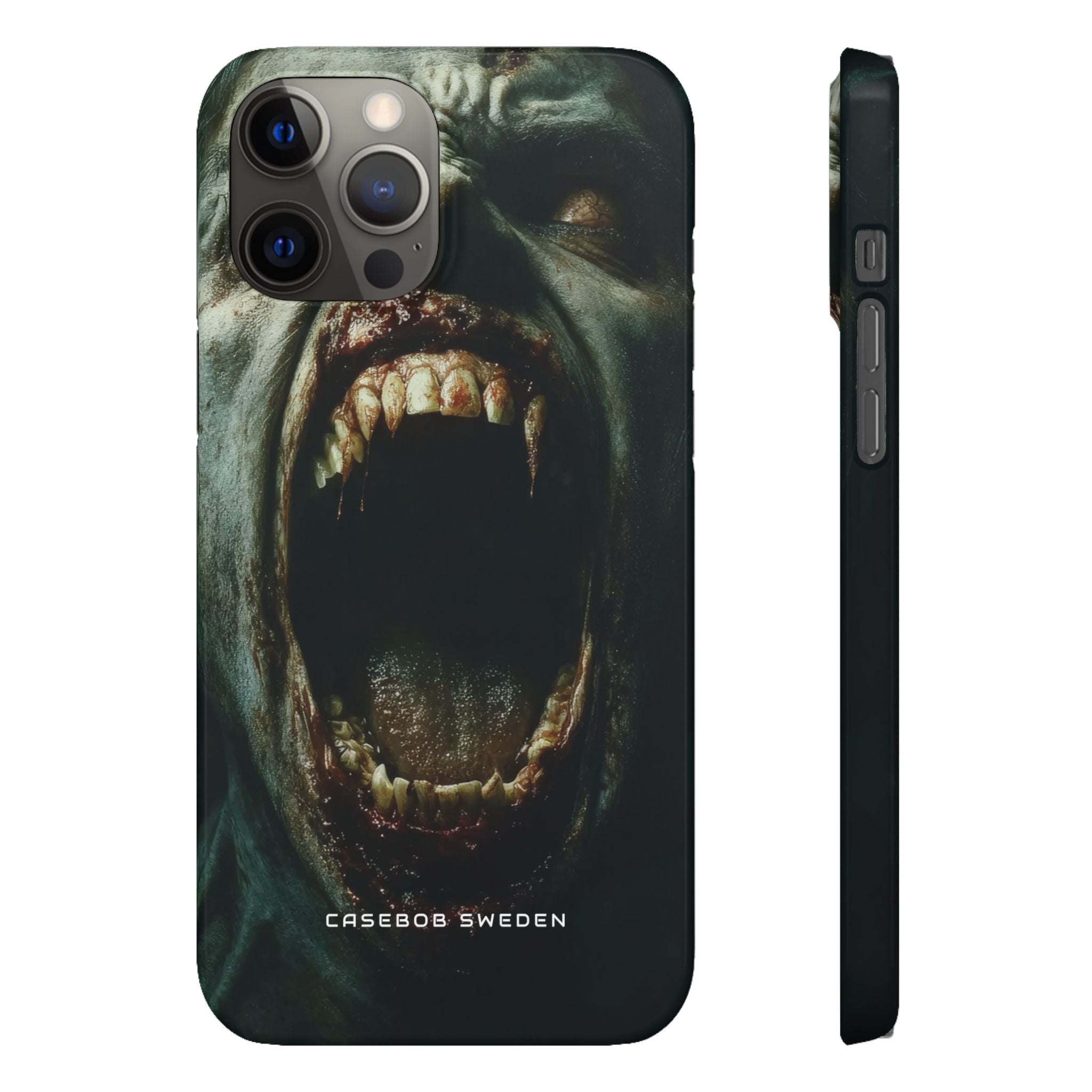 Gothic Wail of Decay iPhone 12 - Slim Phone Case