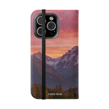 Mountain Bloom Twilight - iPhone 16 Pro Case - Wallet