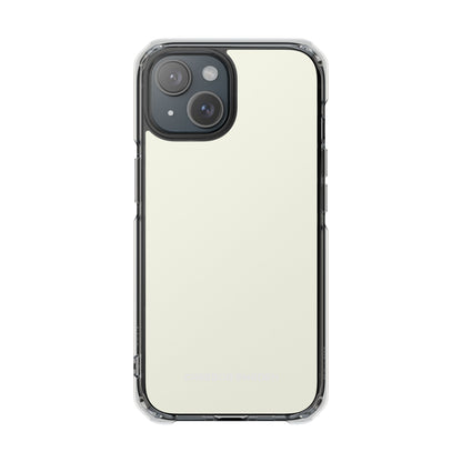 Ivory White - Clear Impact iPhone 15 Phone Case