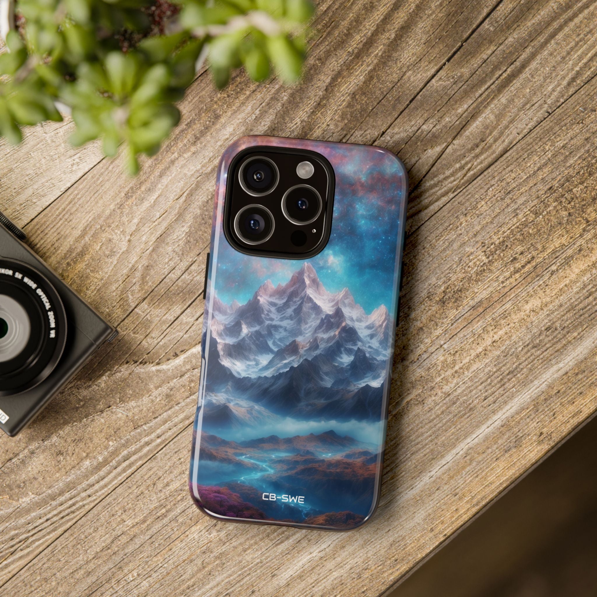 Celestial Mountains Rise - iPhone Case