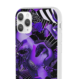 Ultraviolettes Design | Handyhülle für iPhone (flexible Hülle) 