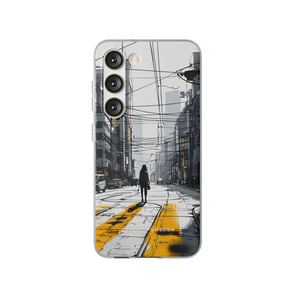 Urban Noir Streetscape Samsung S23 - Flexi Phone Case