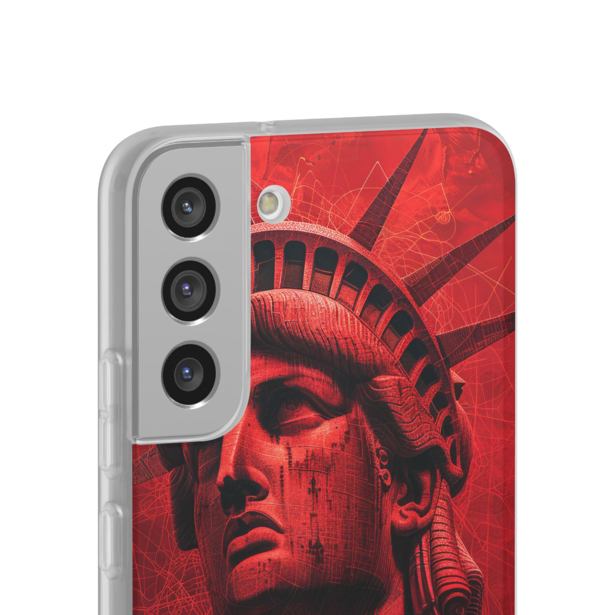 Red Liberty Revolution | Flexible Phone Case for Samsung Galaxy