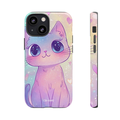 Sparkling Cat Smiles - iPhone Case