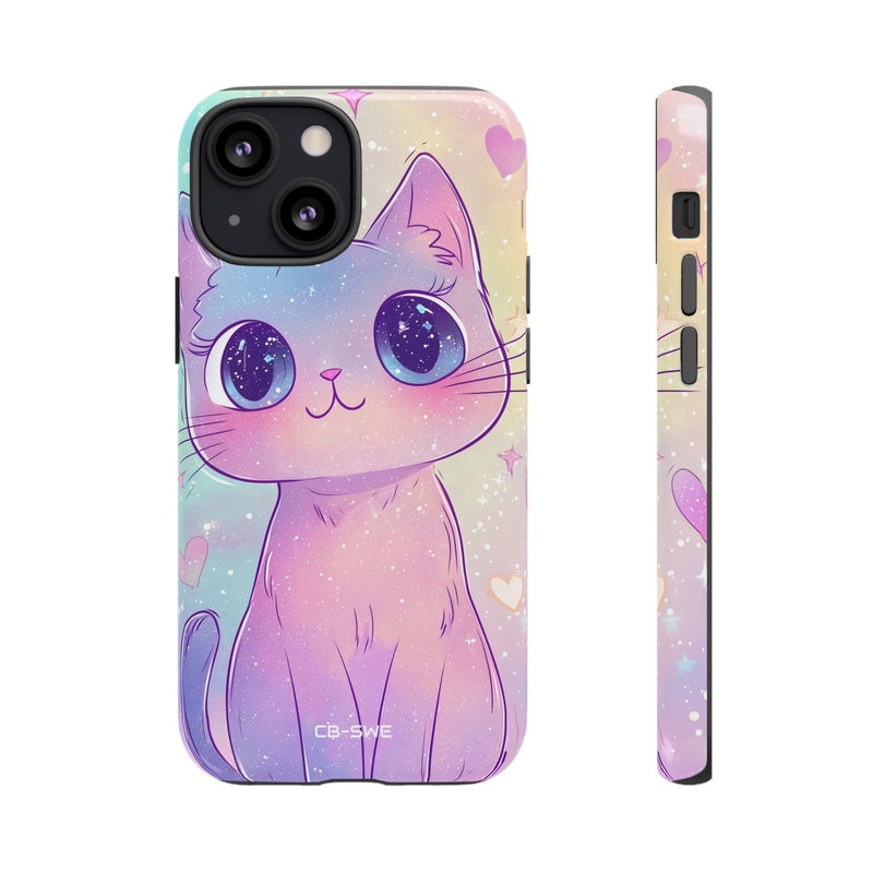 Sparkling Cat Smiles - iPhone Case