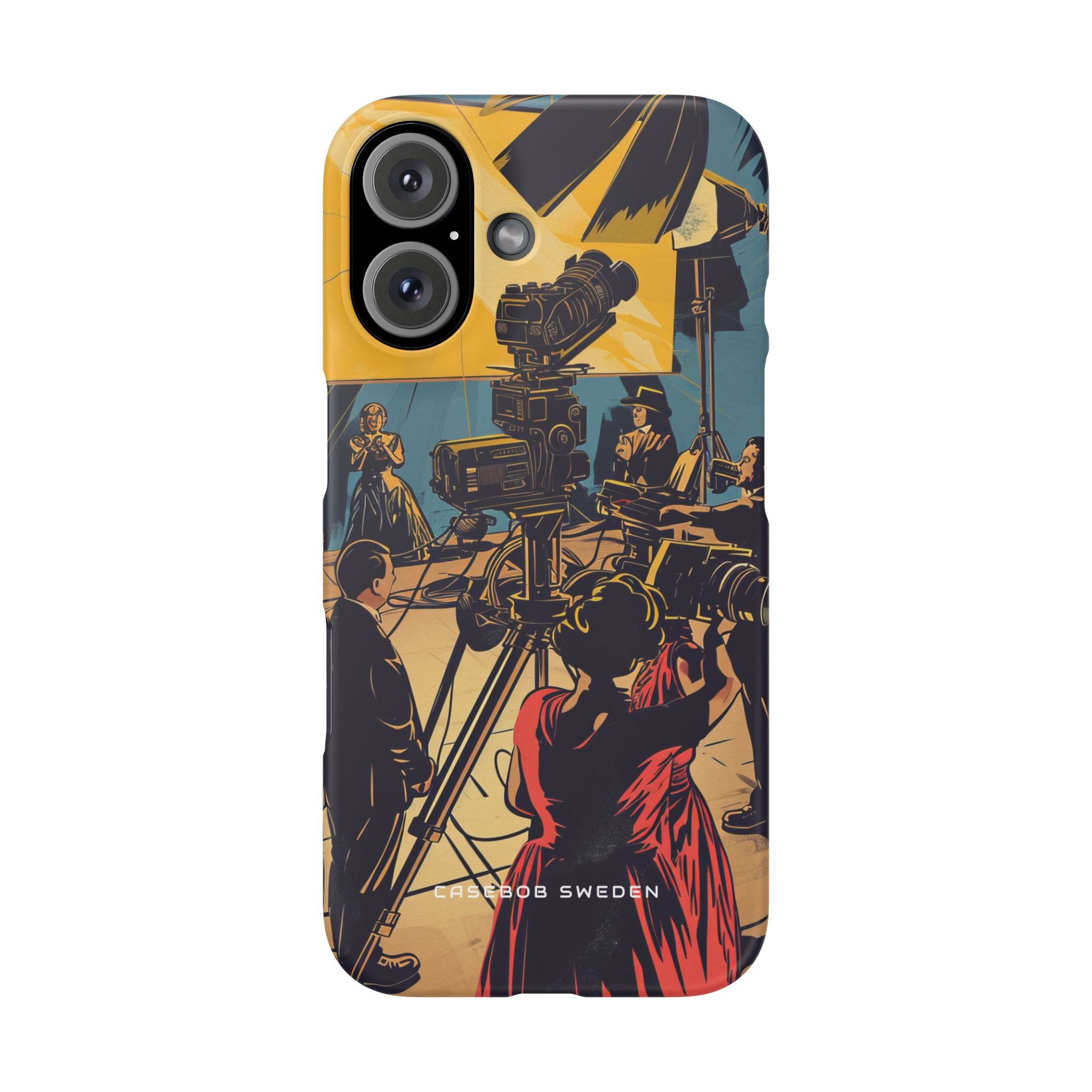 Golden Era Cinematic Spotlight iPhone 16 - Slim Phone Case