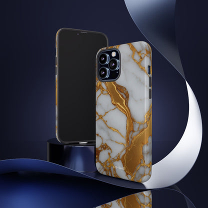 Golden Veins Flow - iPhone Case