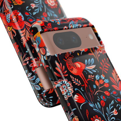 Vivid Birdscape Google Pixel 8 Case - Tough