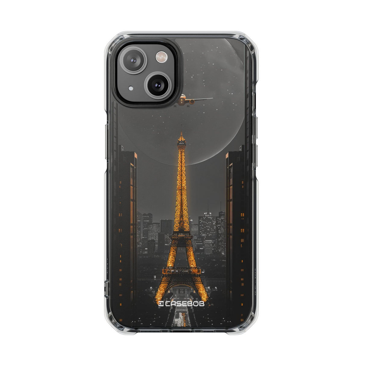 Futurist Paris - Phone Case for iPhone (Clear Impact - Magnetic)