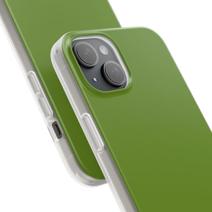 Olive Drab iPhone 15 - Flexi Phone Case