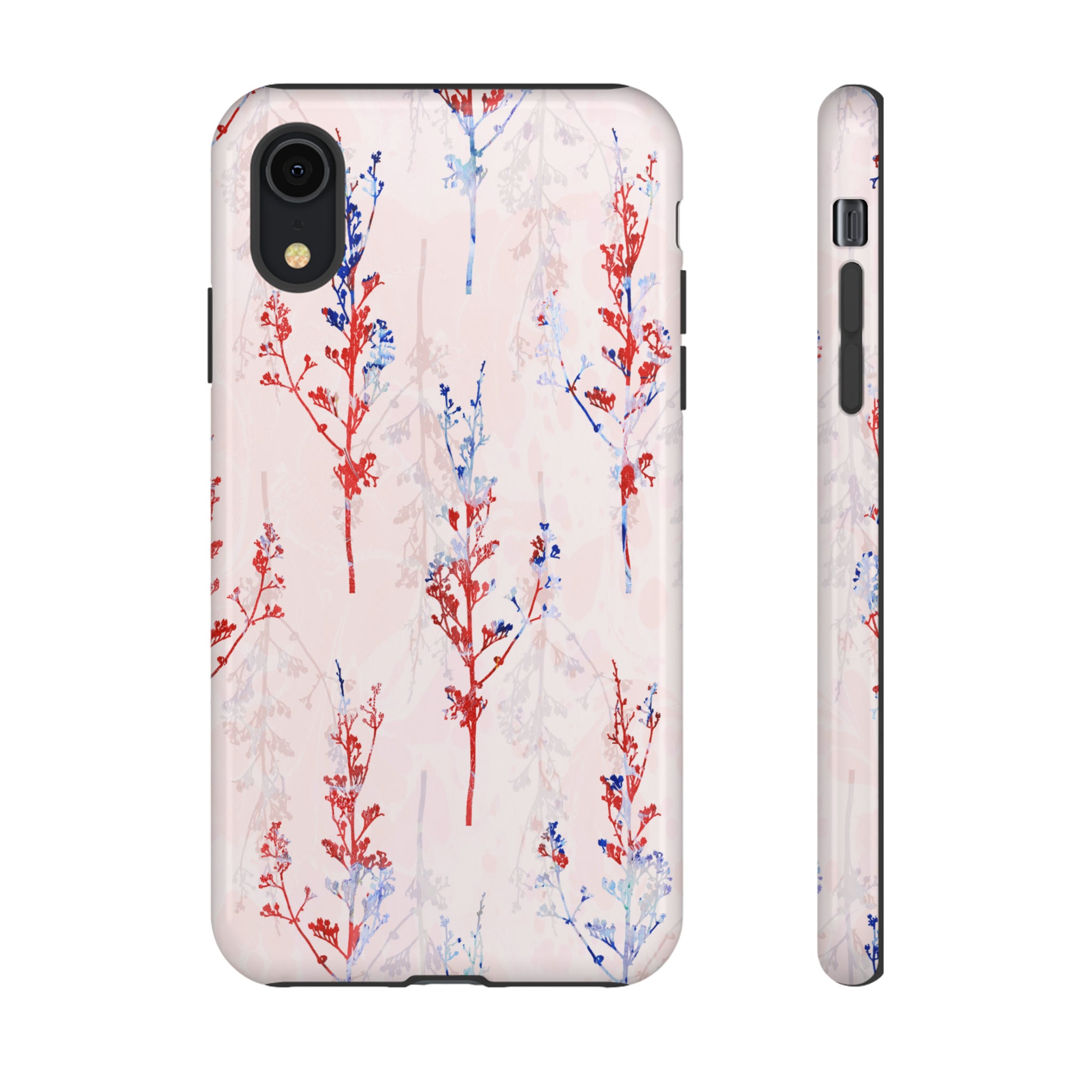 Pink Vintage Flowers - Protective Phone Case