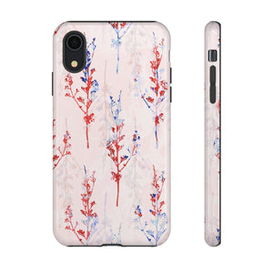 Pink Vintage Flowers - Protective Phone Case