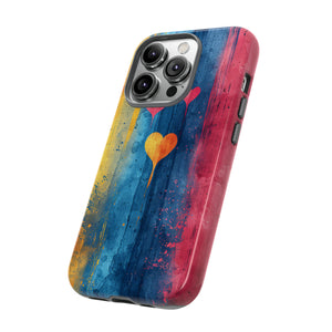 Watercolor Stripe Bliss - Protective Phone Case