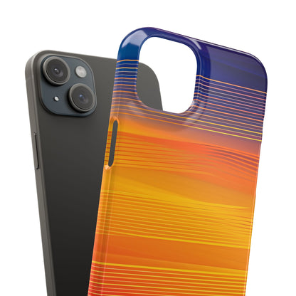 Gradient Sunset Flow iPhone 15 - Slim Phone Case