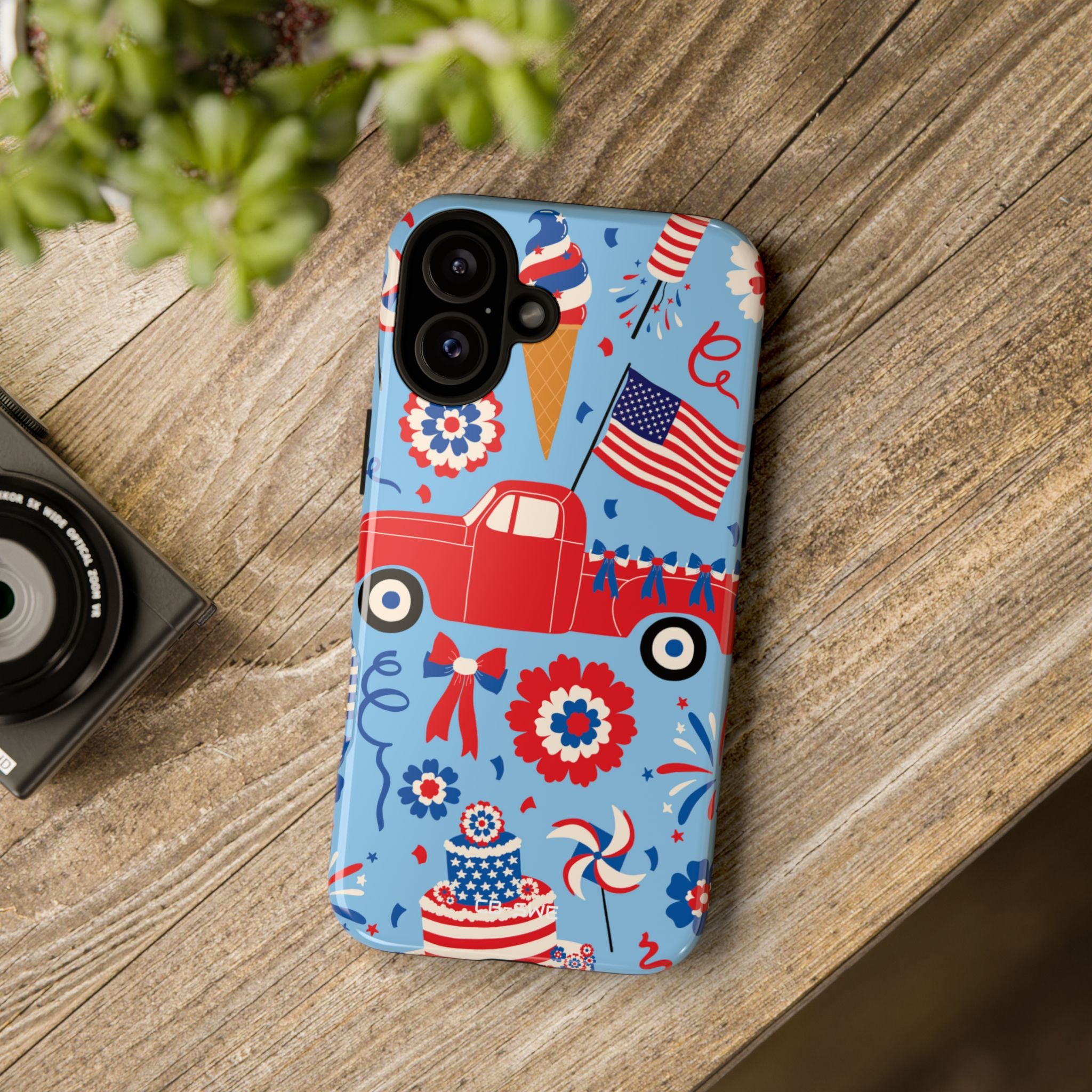 Festive Truck Parade - iPhone Case
