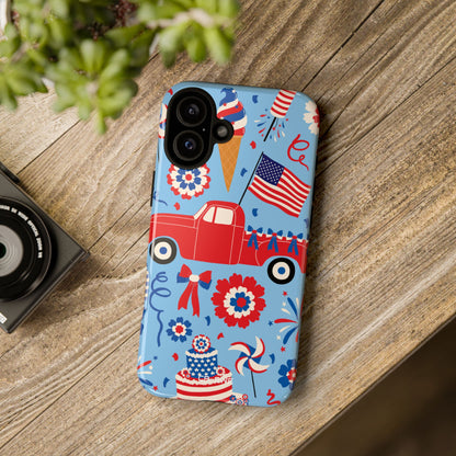 Festive Truck Parade - iPhone Case
