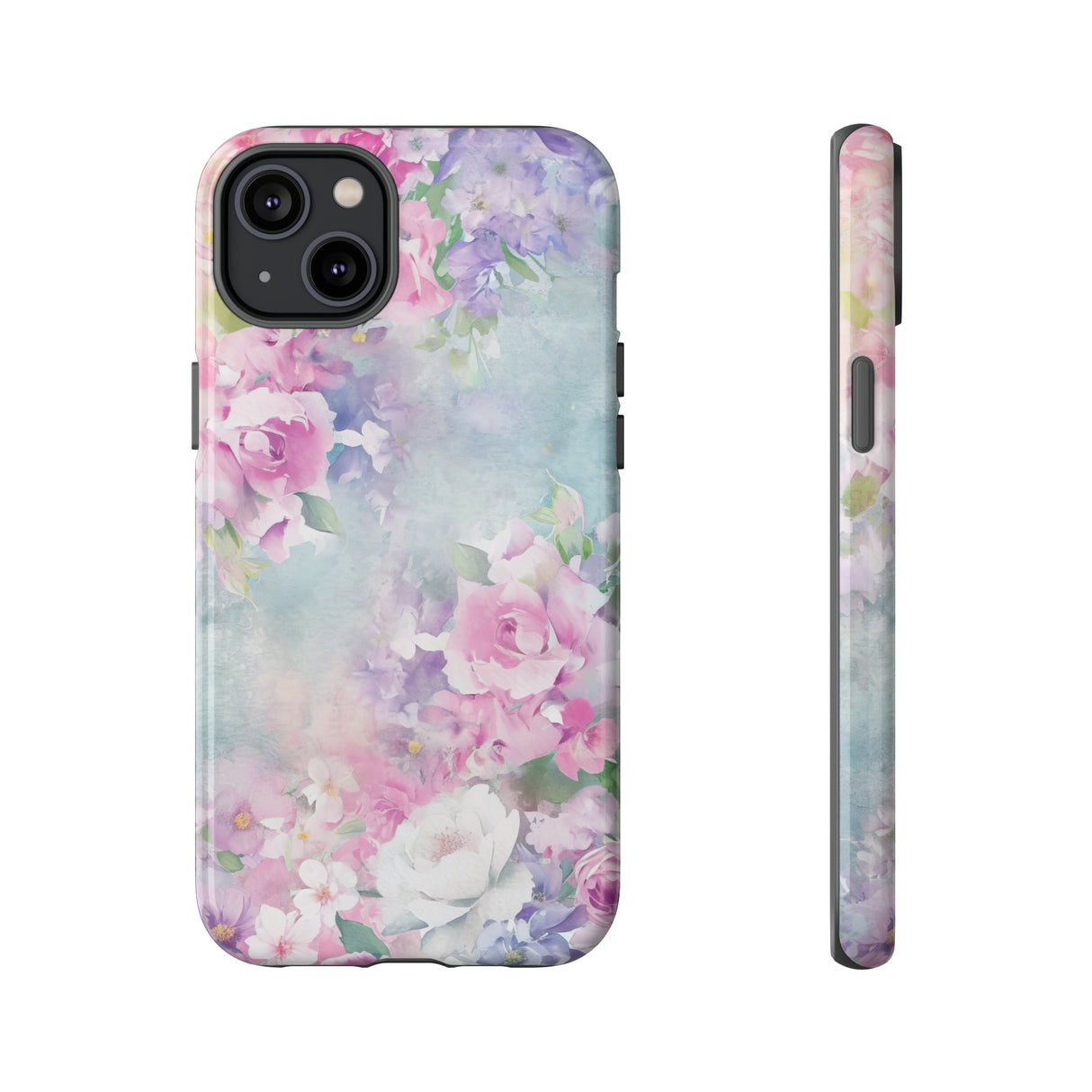 Floral Pastel Whisper - Protective Phone Case