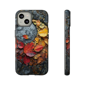 Autumn Peace Leaf Sign - Protective Phone Case