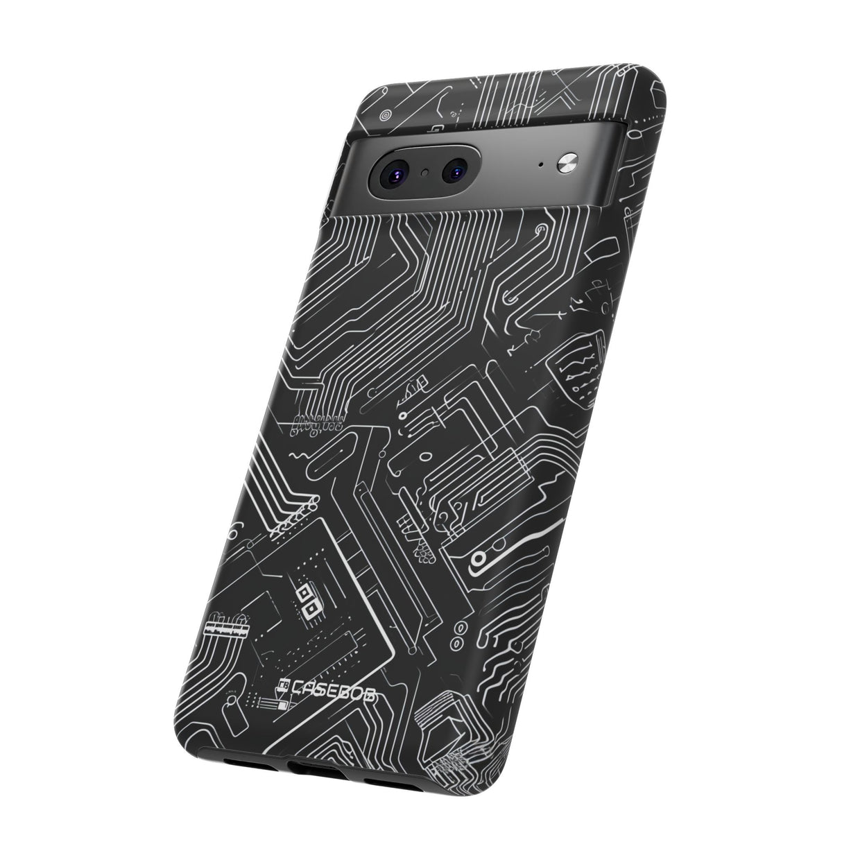 Cyber Circuitry Art | Protective Phone Case for Google Pixel