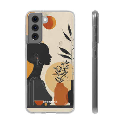 Modern Silhouette Tranquility | Flexible Phone Case for Samsung Galaxy