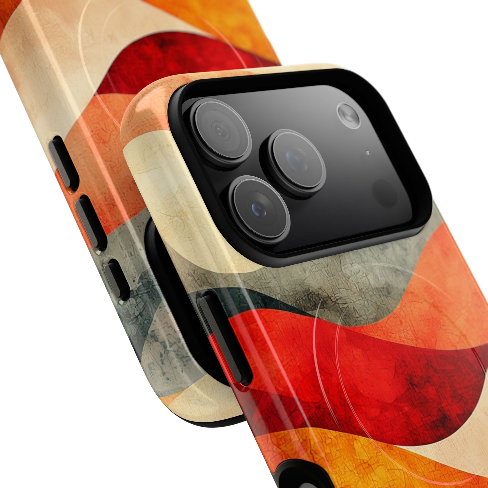 Cracked Wave Sunset iPhone 17 Pro Case - Tough+