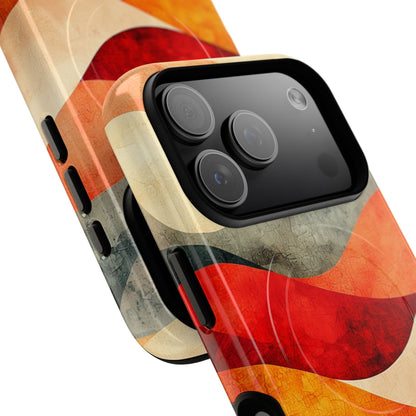 Cracked Wave Sunset iPhone 17 Pro Case - Tough+