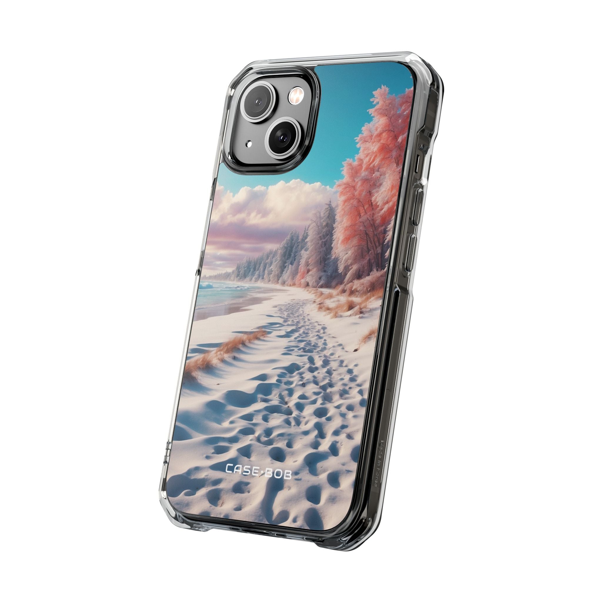 Snowy Footprints iPhone 14 Case - Impact