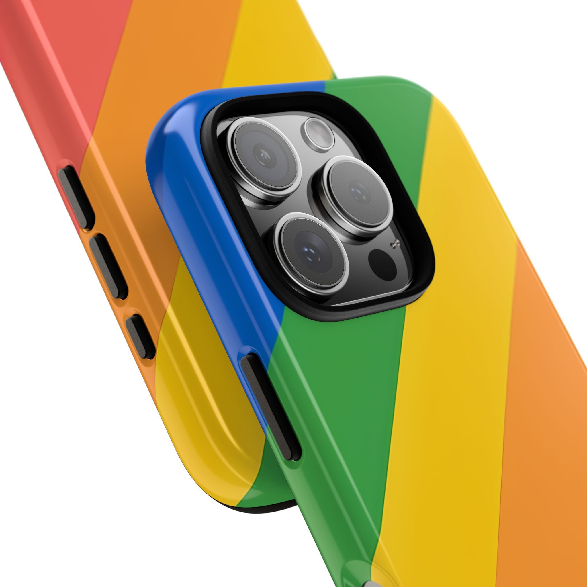 Vibrant Geometric Spectrum - iPhone Case