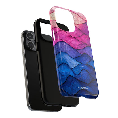 Wavy Vein Gradient iPhone 15 Pro Max Case - Tough+
