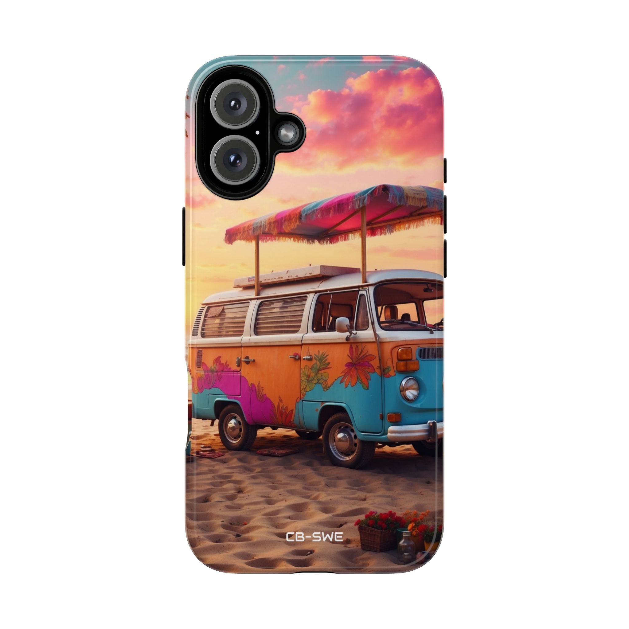 **Van Rests at Shore** - iPhone Case