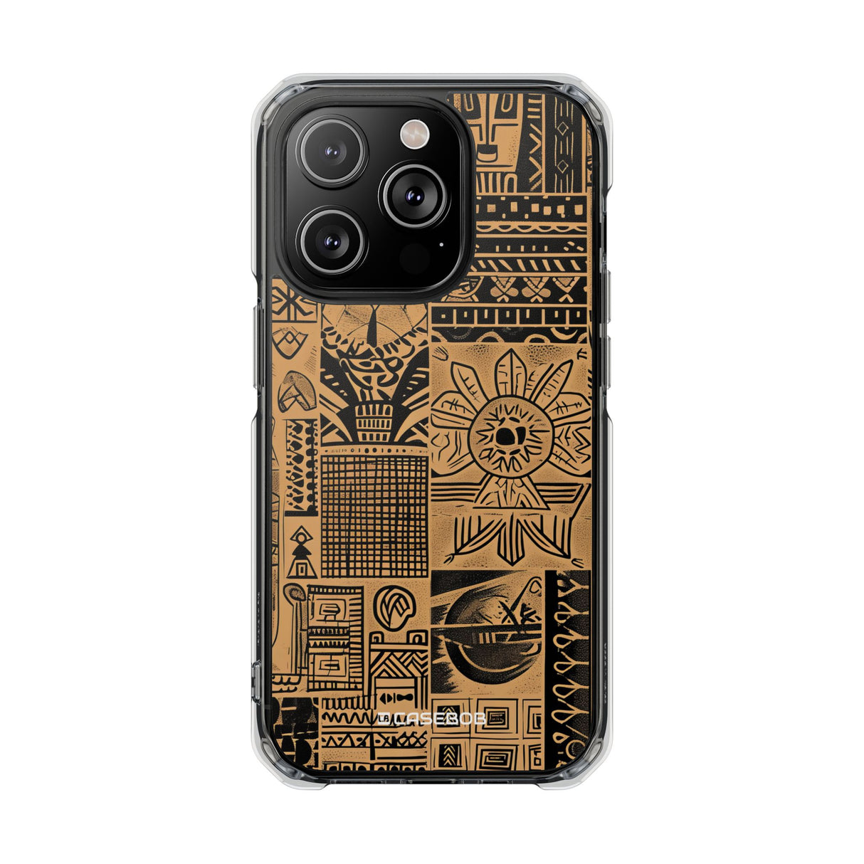 Ancient Ethnic Tapestry - Phone Case for iPhone (Clear Impact - Magnetic)